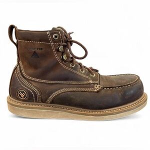 Mens Hawx Work Boots Comp Toe Lace Up size 11 D